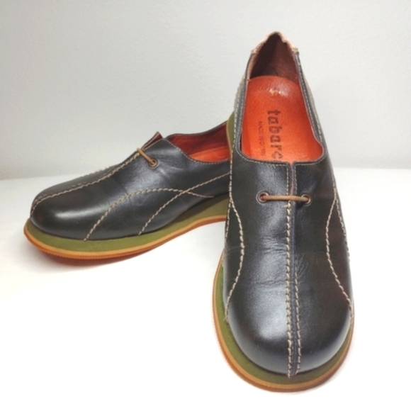 Tabarca Spain Leather Loafers Slip-on Walking Driving Shoes USA 6.5 Eur 37 - Picture 5 of 13